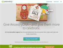 Tablet Screenshot of ancestry.ca