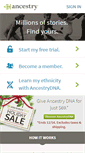 Mobile Screenshot of ancestry.com