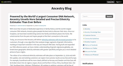 Desktop Screenshot of blogs.ancestry.com