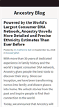 Mobile Screenshot of blogs.ancestry.com