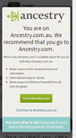 Mobile Screenshot of ancestry.com.au
