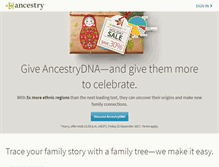 Tablet Screenshot of ancestry.com.au