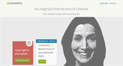 Desktop Screenshot of ancestry.co.uk