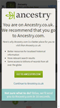 Mobile Screenshot of ancestry.co.uk