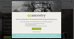Desktop Screenshot of ancestry.fr