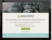 Tablet Screenshot of ancestry.fr